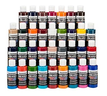 54 Color Acrylic Airbrush Paint Set - Opaque, Transparent, Pearl and  Fluorescent Colors, 54 Acrylic Set - Foods Co.